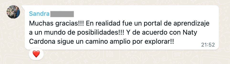Testimonio de Sandra
