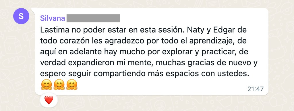 Testimonio de Silvana