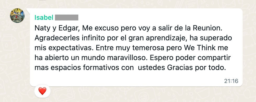 Testimonio de Isabel